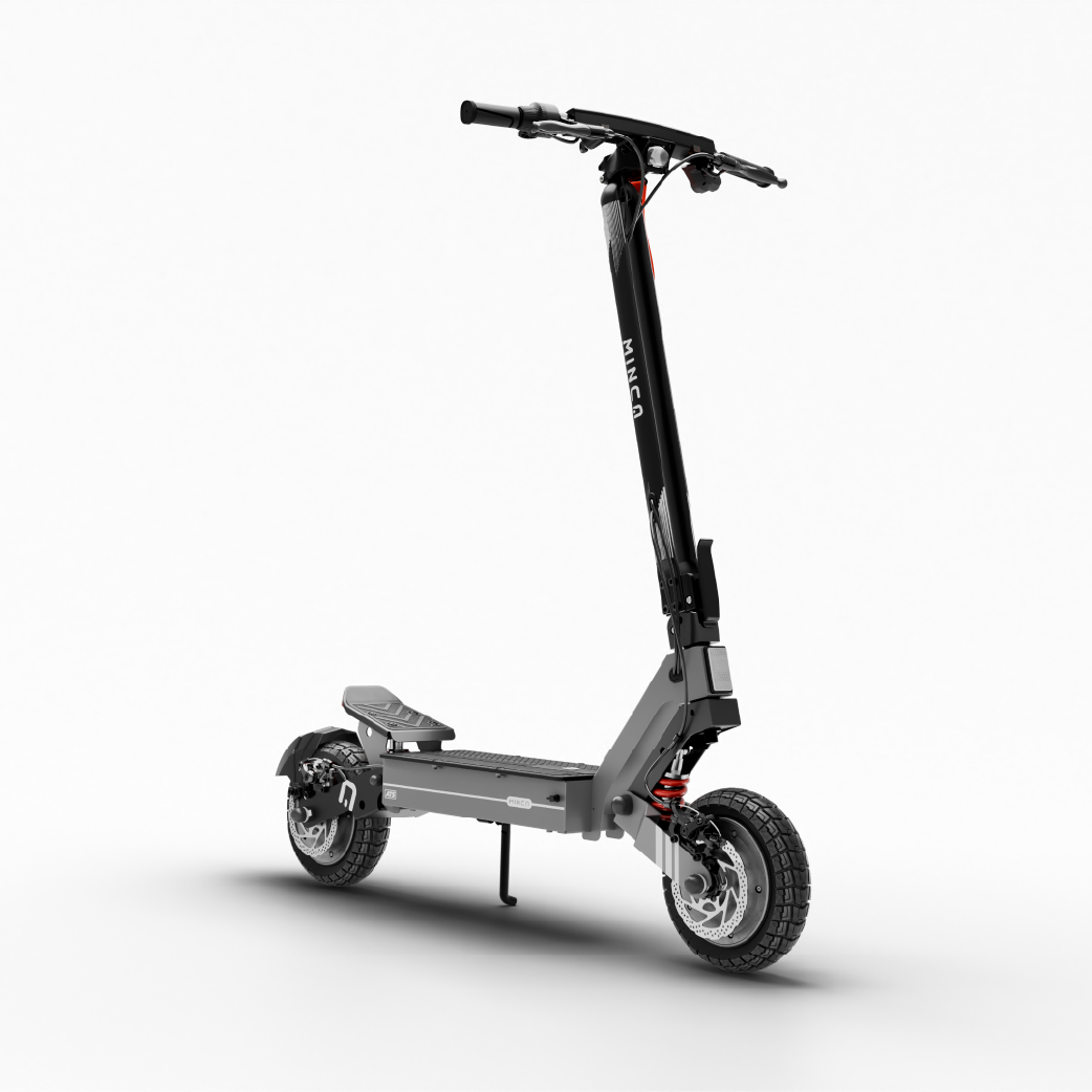 Combo Patineta Eléctrica Minca Core 1600 ATS + Maleta Gris Oscuro