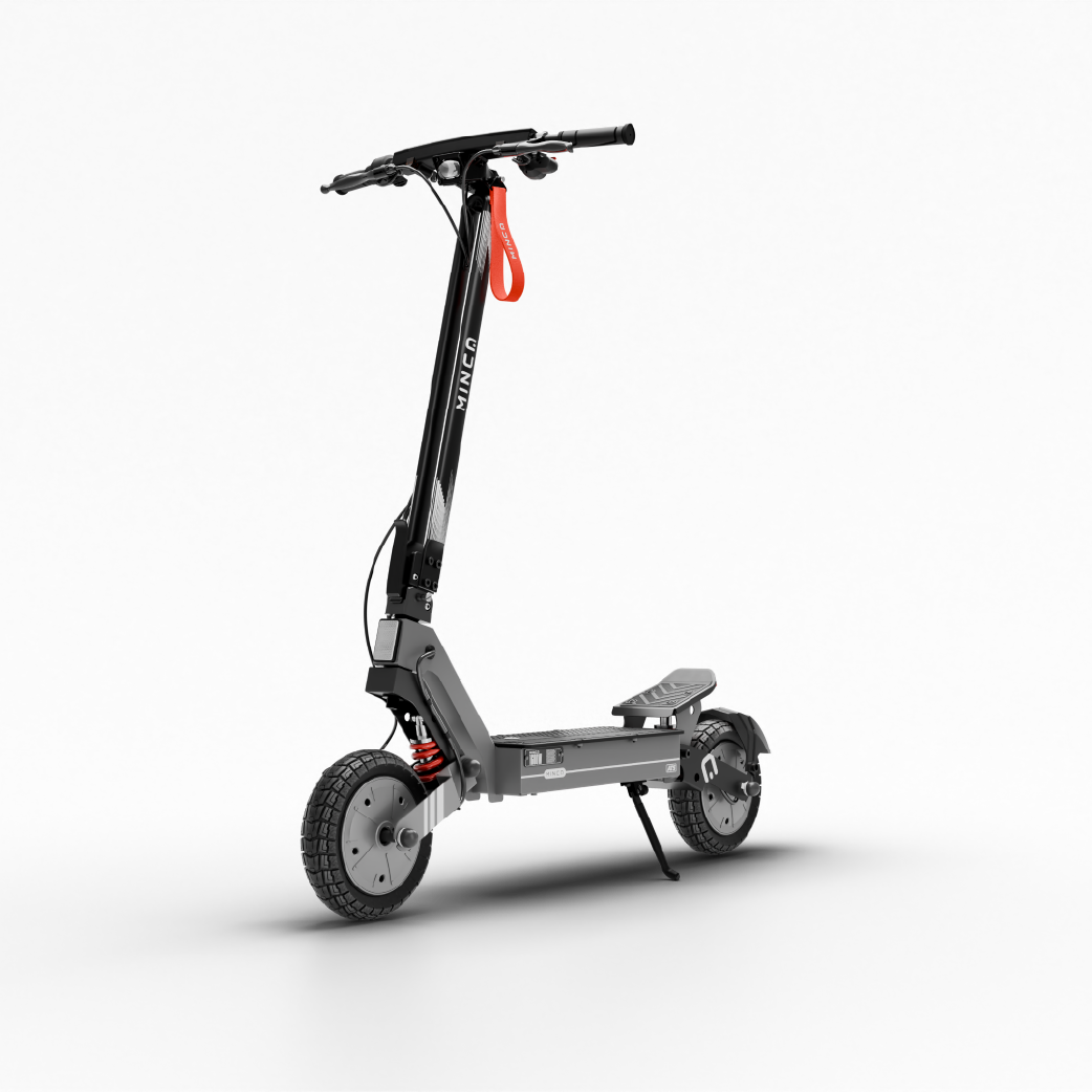 Combo Patineta Eléctrica Minca Core 1600 ATS + Maleta Gris Oscuro