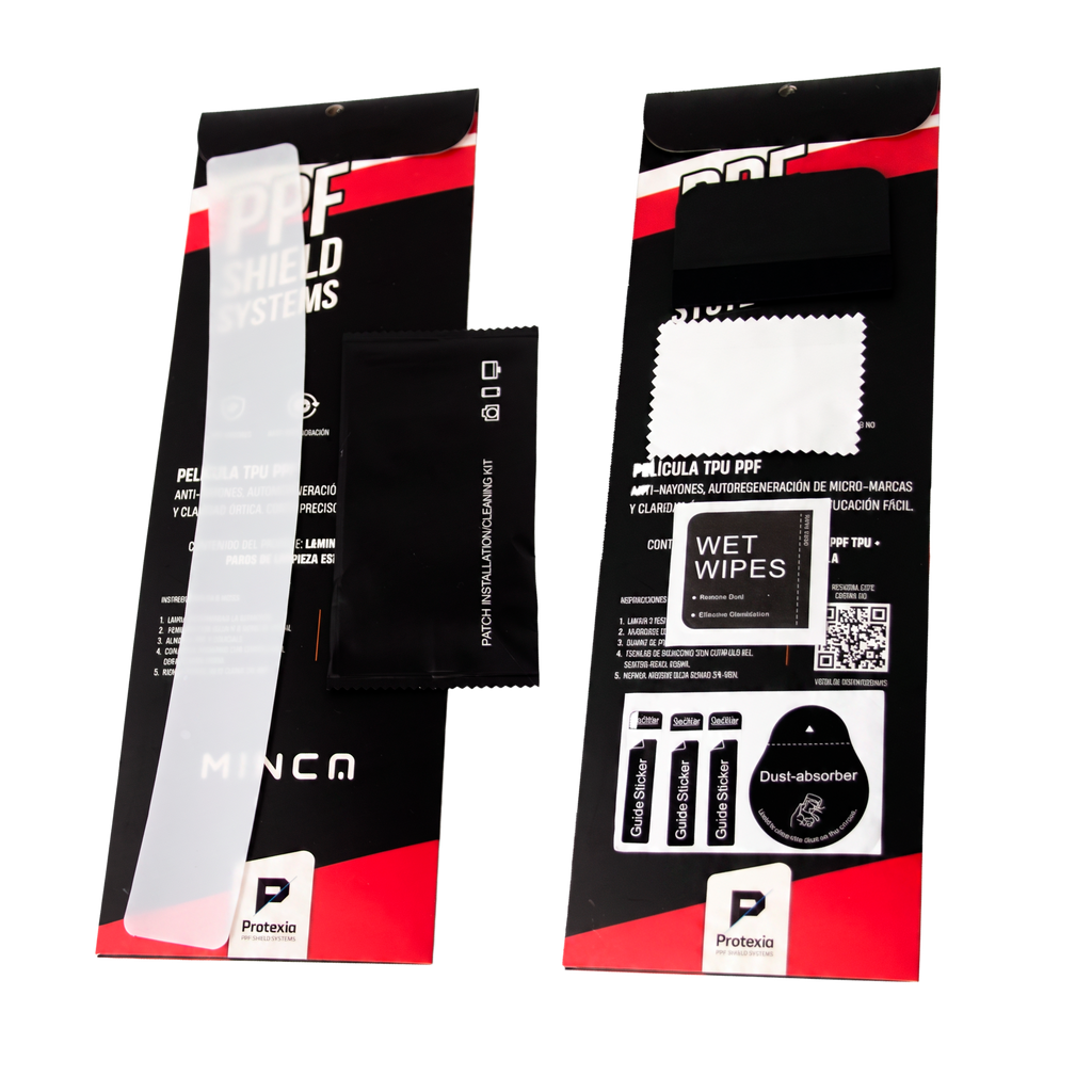 Protector de Pantalla PPF Shield para Patinetas Eléctricas y Moped Minca