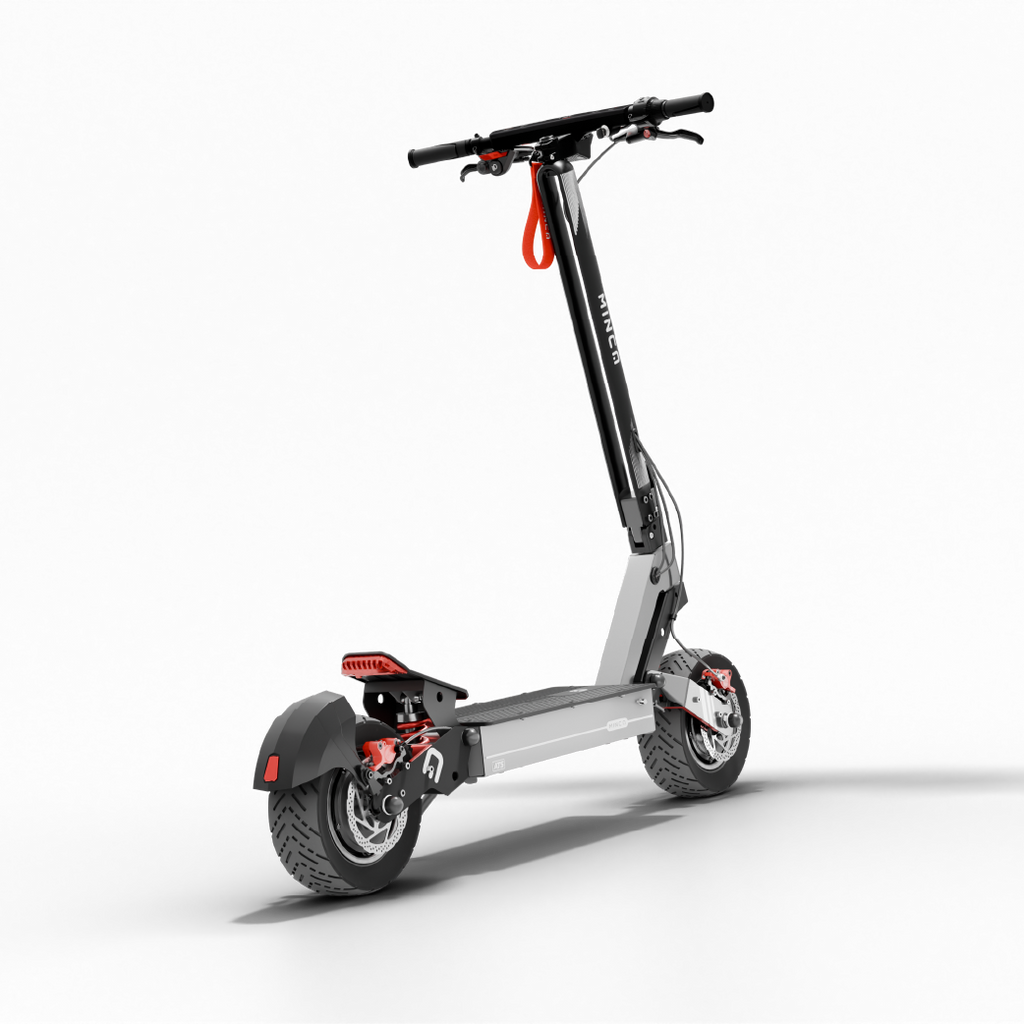 Combo Patineta Eléctrica Minca Antara Pro 2400 ATS + Maleta Gris Oscuro