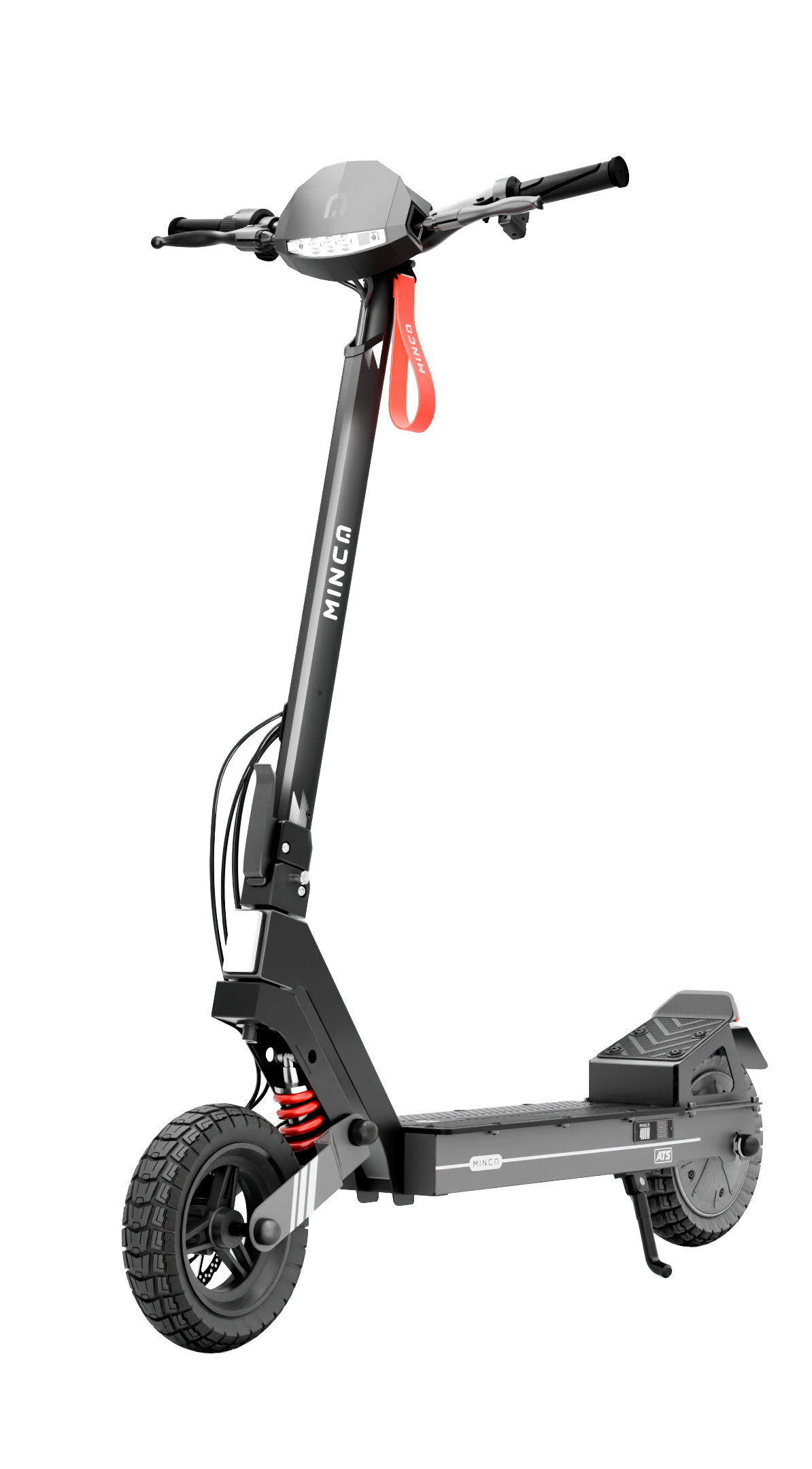 Combo Patineta Eléctrica Minca Nano 400 ATS + Smart Tag Gris Oscuro