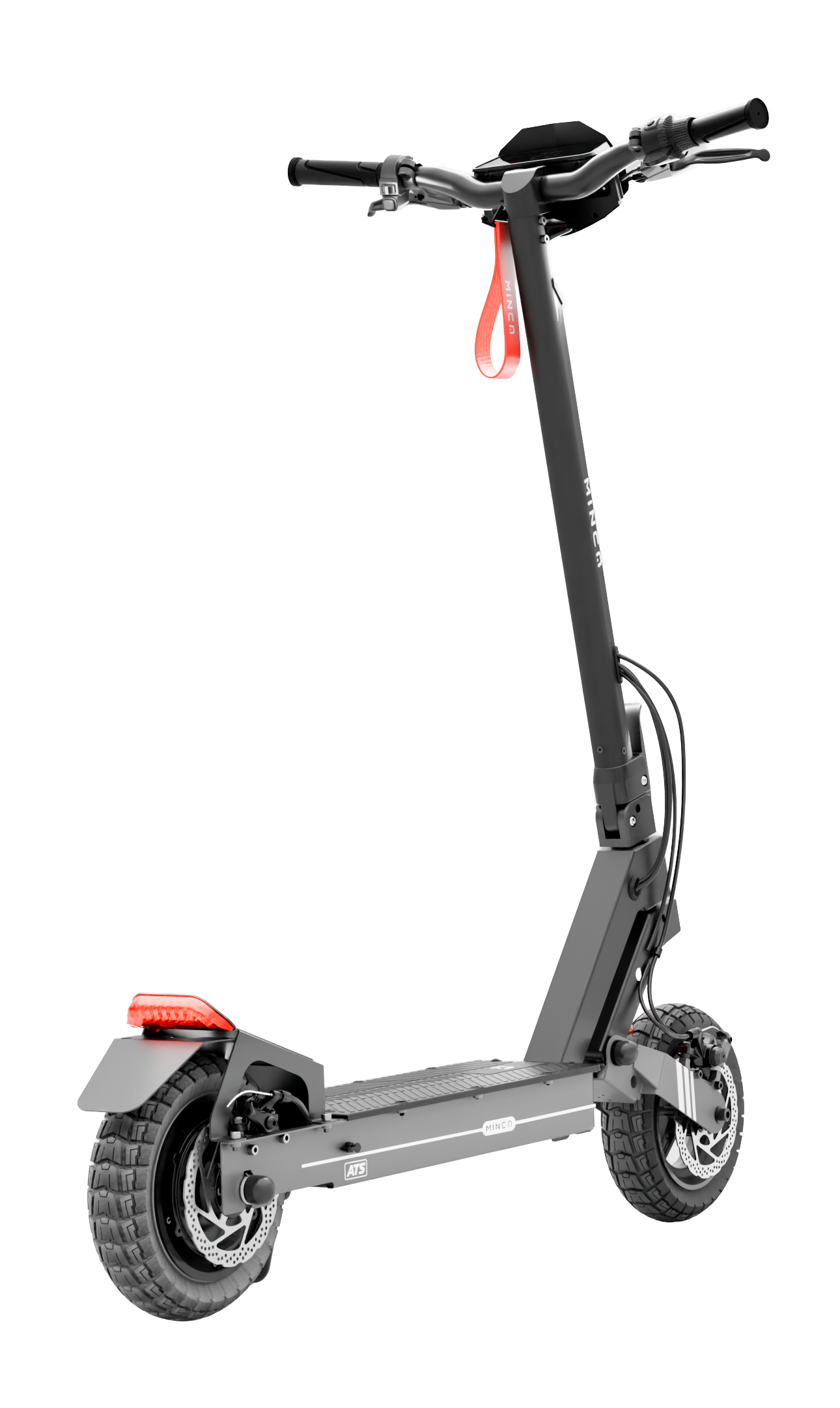 Combo Patineta Eléctrica Minca Nano 400 ATS + Smart Tag Gris Oscuro