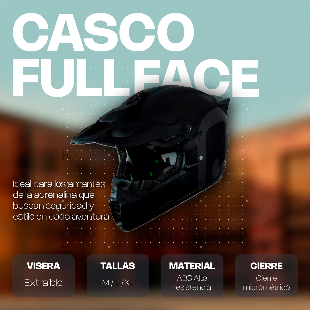 Casco Full Face Minca