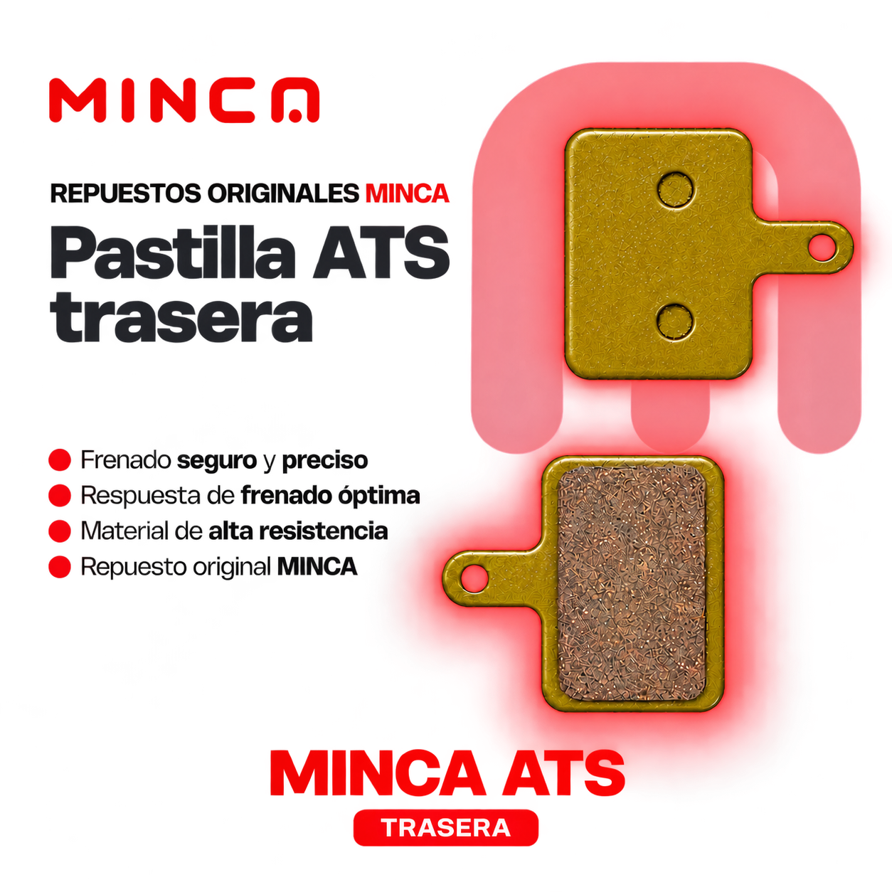 Pastillas de Freno Patineta Eléctrica ATS