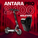 Combo Patineta Eléctrica Minca Antara Pro 2400 ATS + Maleta Gris Oscuro