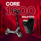 Combo Patineta Eléctrica Minca Core 1600 ATS + Maleta Gris Oscuro