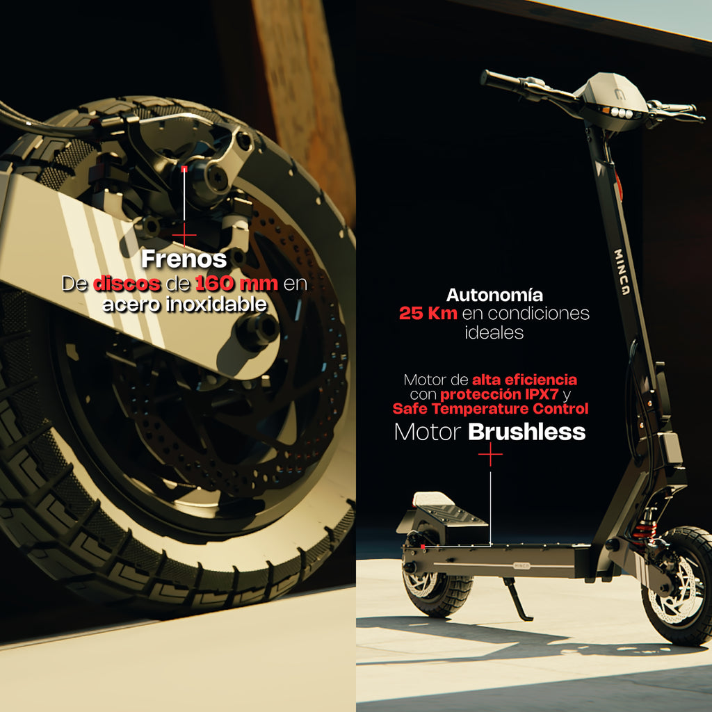 Scooter Eléctrico MINCA‎ ATS 400W