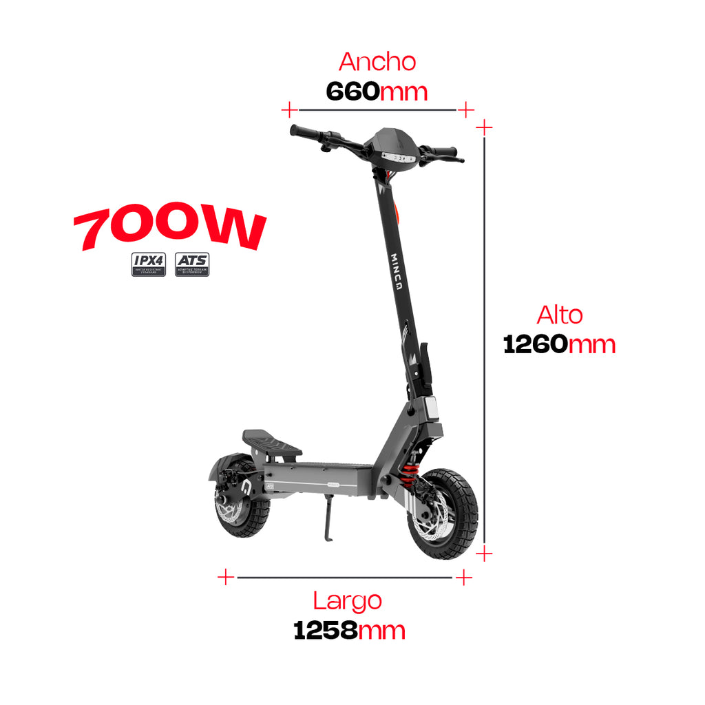 Scooter Eléctrico MINCA‎ ATS 700W