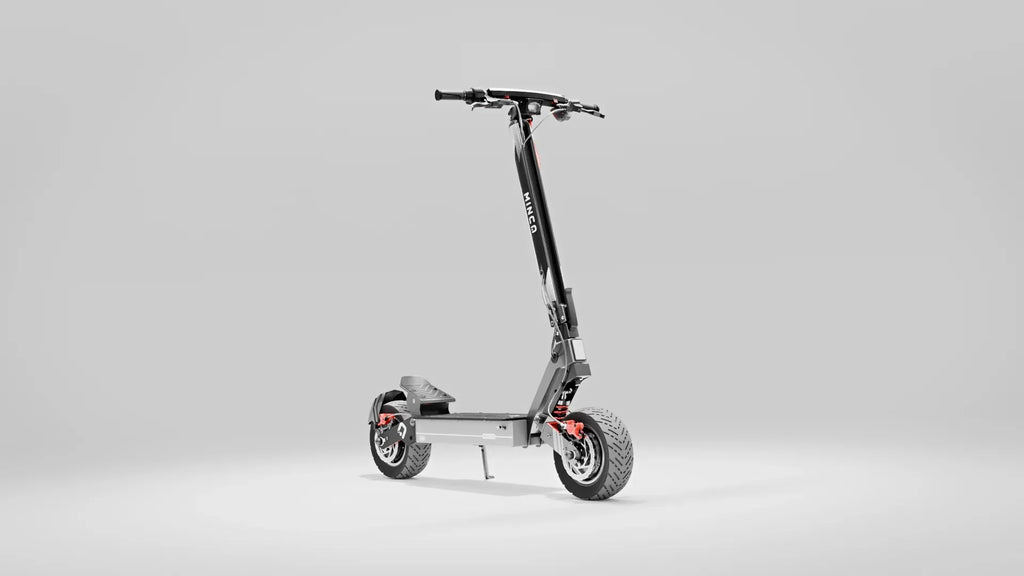 Combo Patineta Eléctrica Minca Antara Pro 2400 ATS + Maleta Gris Oscuro